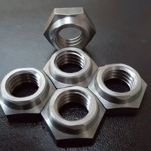All metal prevailing torque hexagon and square lock nuts. Sometimes known as Philidas, Crownloc, Stover, DIN980V