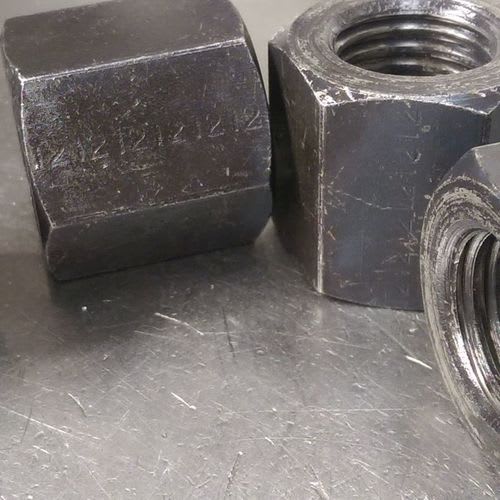 Internally threaded hex, square and round fasteners