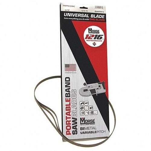 Morse Bi-Metal Portable Bandsaw Blades 732 mm - 28 13/16" (3 Pack )
