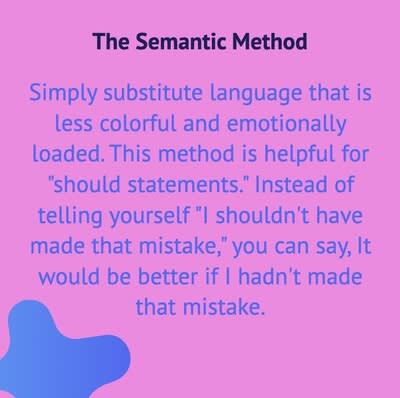 Cognitive Restructuring and Unhelpful Thinking