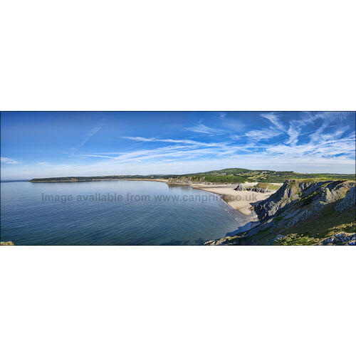 Three Cliffs and Oxwich Panorama
