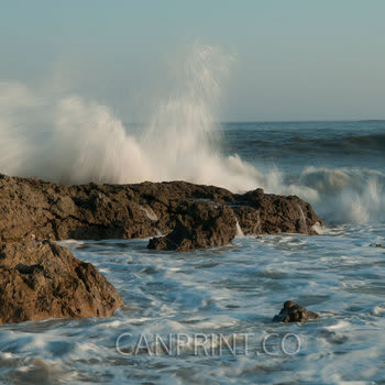 waves at Bracelet Bay, Gower Coast.
