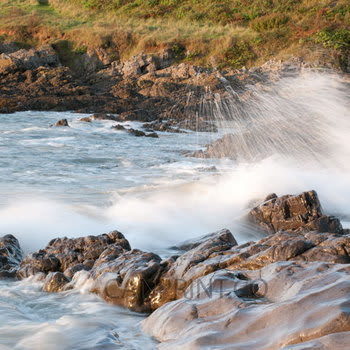 Waves at Bracelet Bay, Swansea