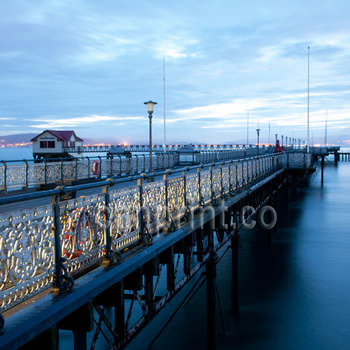 Sunrise at The Mumbles Pier ,Swansea Bay