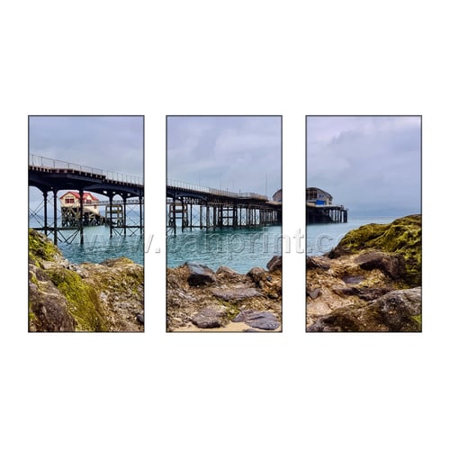 Mumbles Pier Panoramic Split x 3