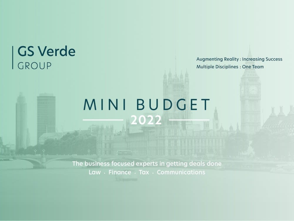 Mini budget update: a guide to the policy changes