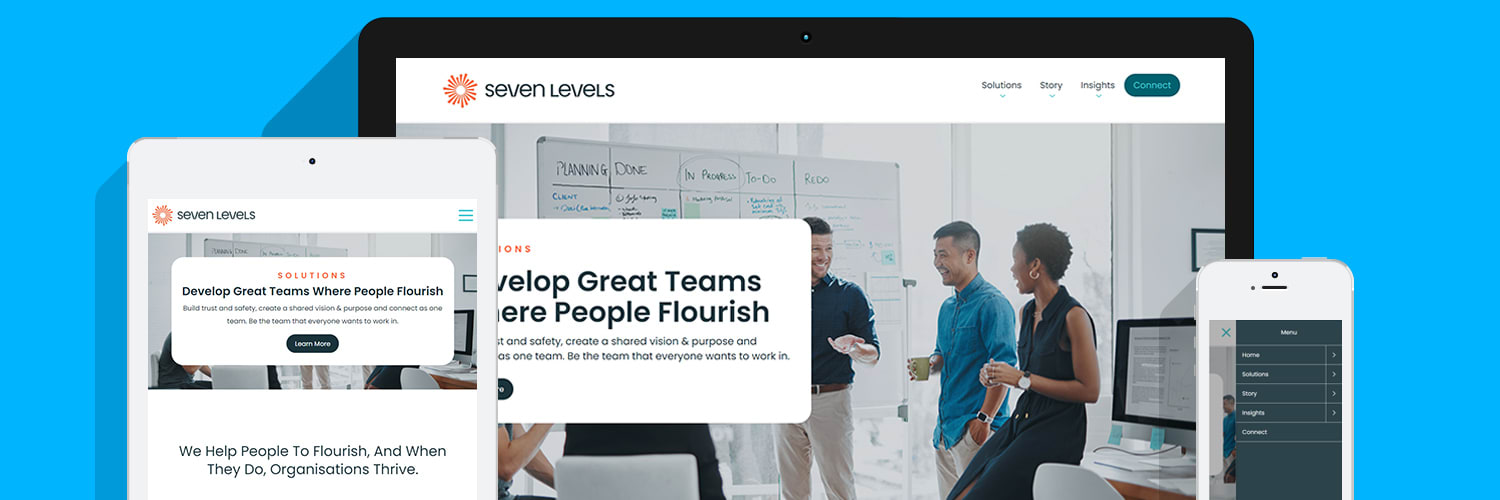 Bespoke Website Design - Seven Levels