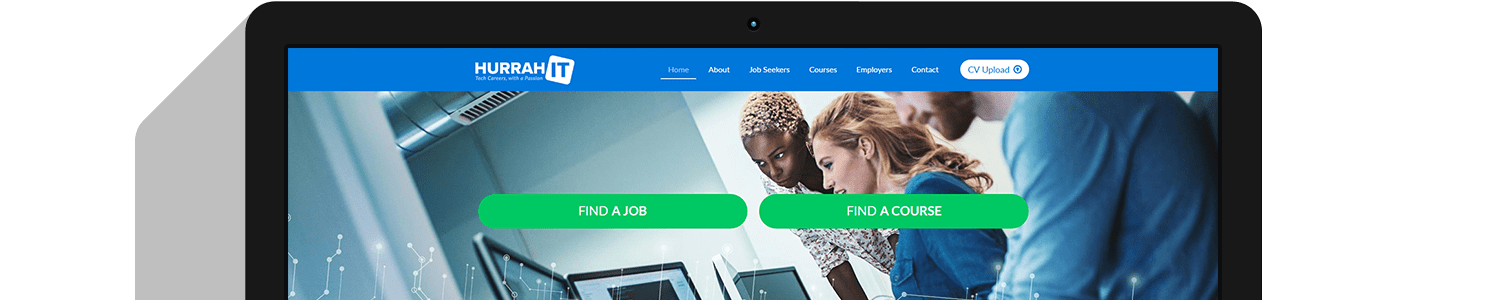 Recruitment Website Design Example