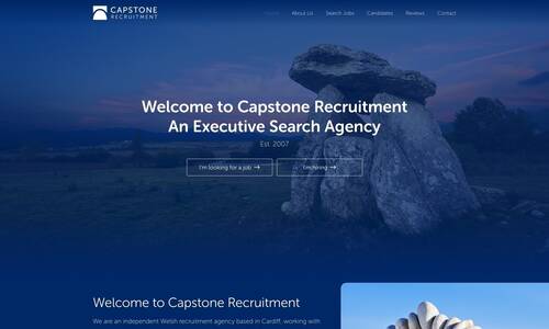 Recruitment Web Design Example
