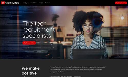 Recruitment Web Design Example