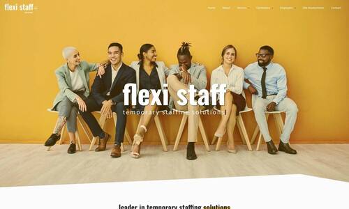 Recruitment Web Design Example