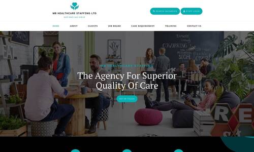 Recruitment Web Design Example