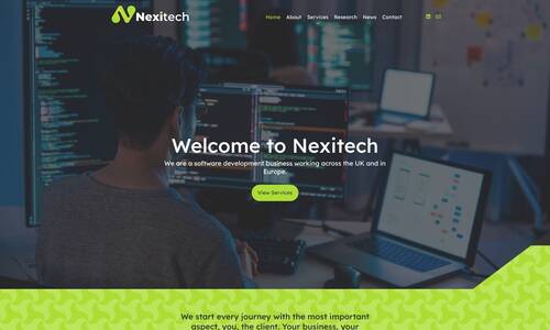 Bespoke Web Design Example