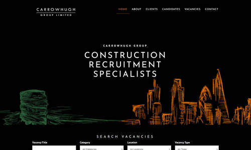 Recruitment Web Design Example