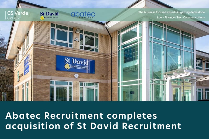 Abatec Recruitment completes acquisition of St David Recruitment