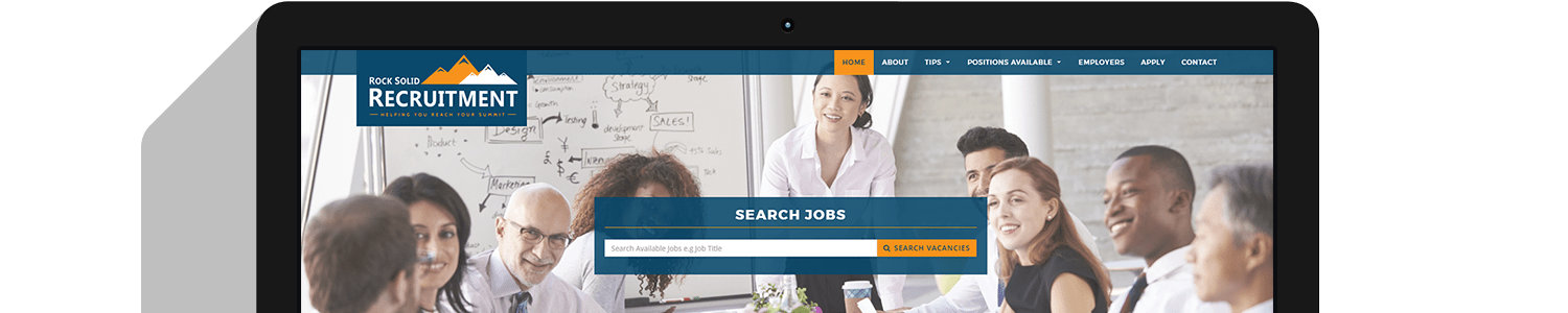Recruitment Website Design Example