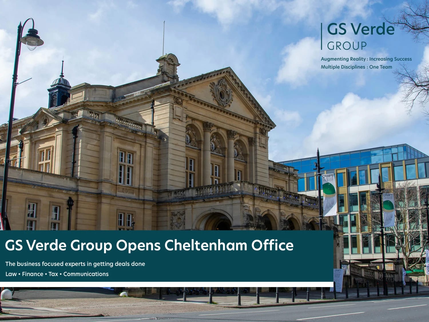 Expert dealmakers GS Verde Group announce opening of new Cheltenham based office