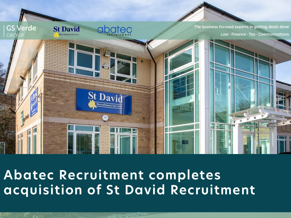 Abatec Recruitment completes acquisition of St David Recruitment