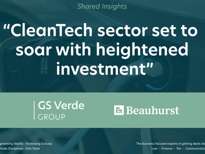 CleanTech sector set to soar with heightened investment