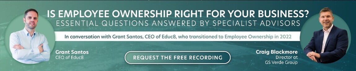 What is an Employee Ownership sale? Find out in our free webinar recording