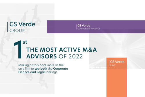 GS Verde Group revealed as most active dealmakers of the year with multidiscipline approach