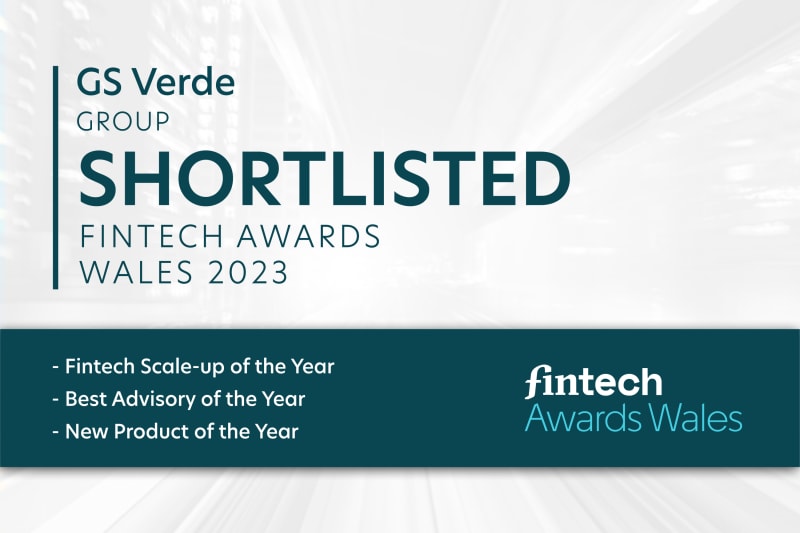 GS Verde Group Shortlisted for 2023 Fintech Wales Awards