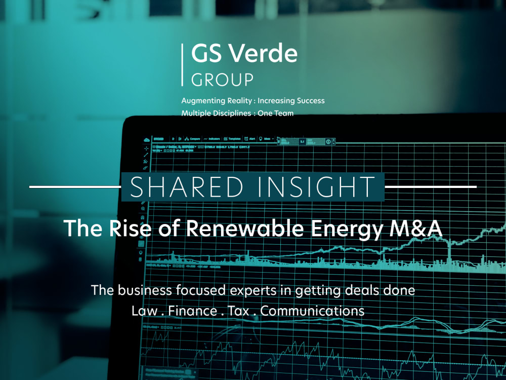 Shared Insight: The Rise of Renewable Energy M&A