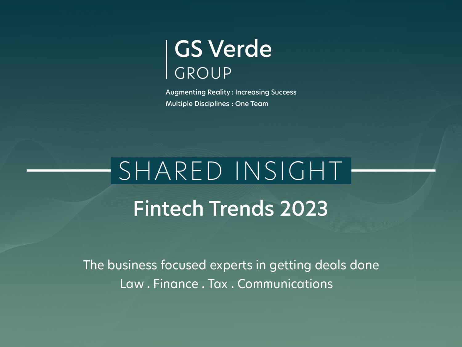 Shared Insight: Fintech Trends & Thriving Subsectors