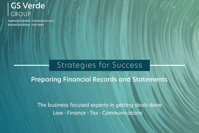 Preparing Financial Records and Statements: Strategies for Success