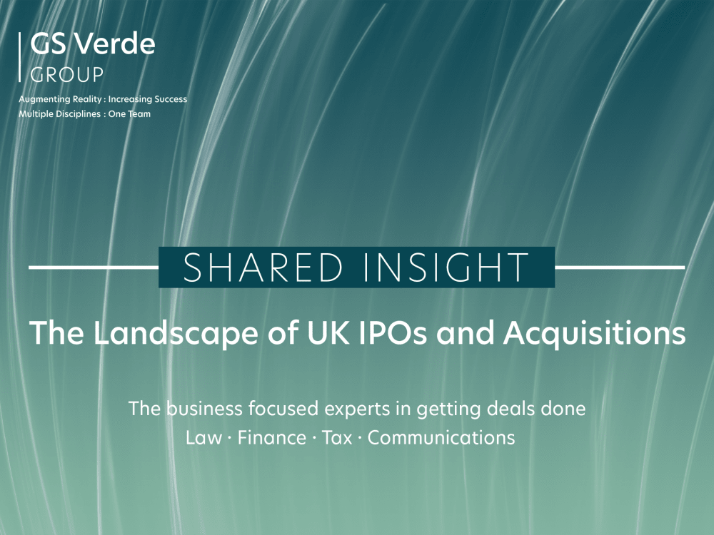 Shared Insight: The Landscape of UK IPOs and Acquisitions