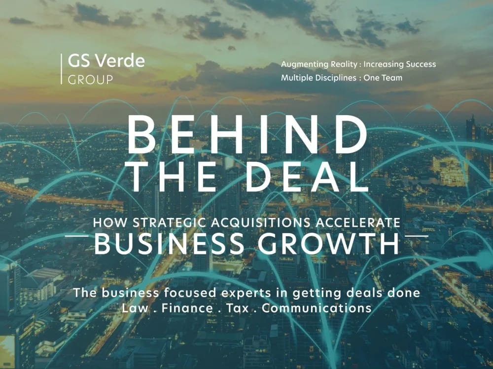 Behind the deal: how strategic acquisitions accelerate business growth