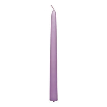 10" Lilac Taper Candle