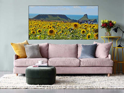 Extra large canvas prints.