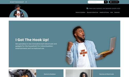 Ecommerce Web Design Example
