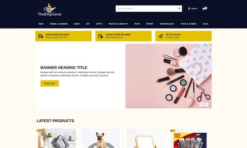 Ecommerce Web Design Example
