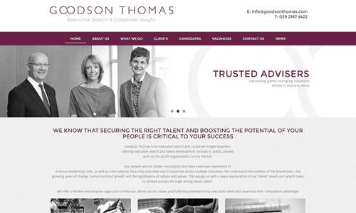 Bespoke Web Design Example