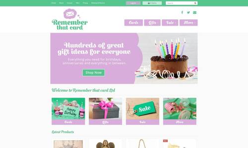 Ecommerce Web Design Example