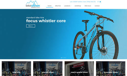 Website bicycle sales