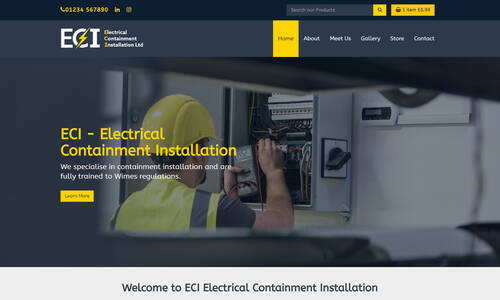 Ecommerce Web Design Example