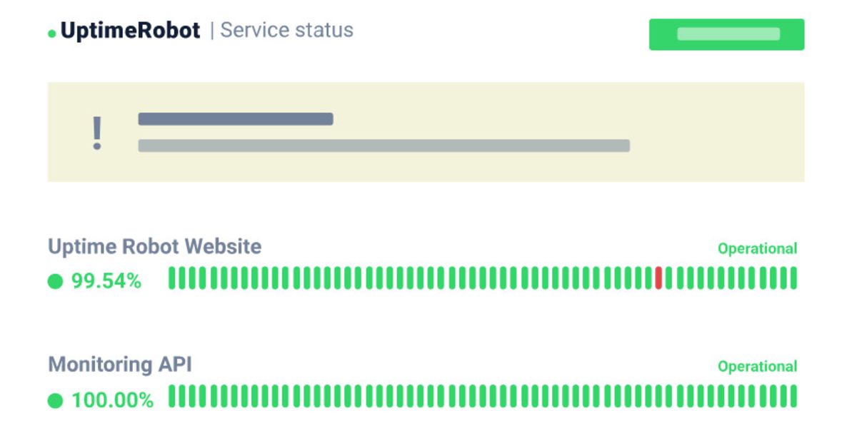 UptimeRobot screenshot