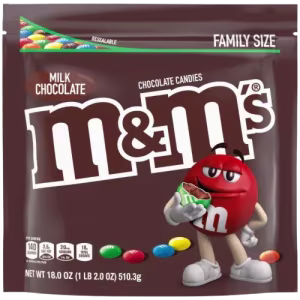 A big bag of M&M’s