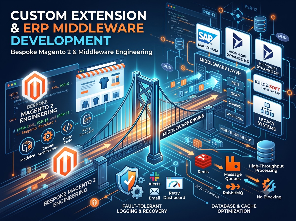 Custom Extension & ERP Middleware Development