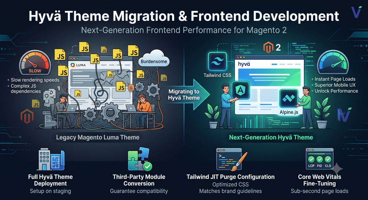 Hyvä Theme Migration & Frontend Development