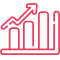 Ícone sobre Resultados claros e mensuráveis