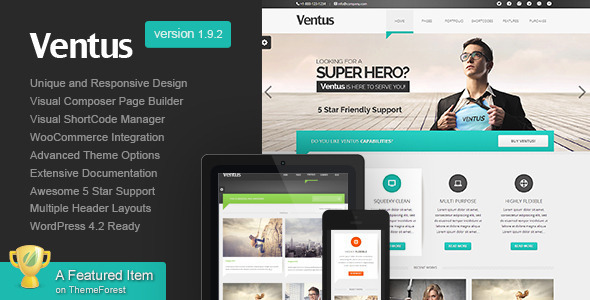 Ventus Business WordPress Theme