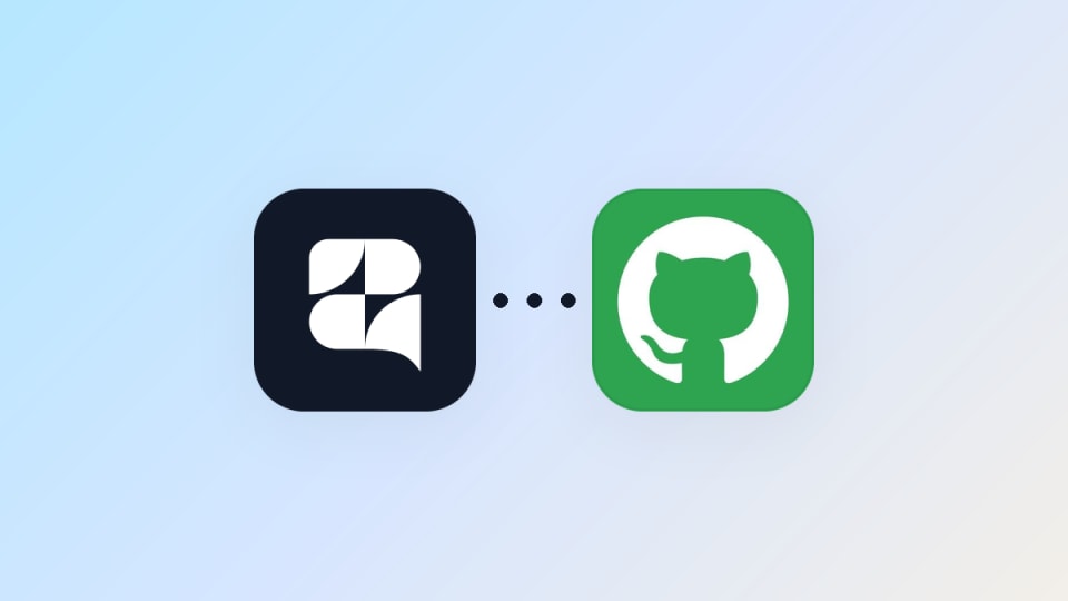 Zipchat and GitHub logos side by side, showing the Zipchat AI agent integration for GitHub