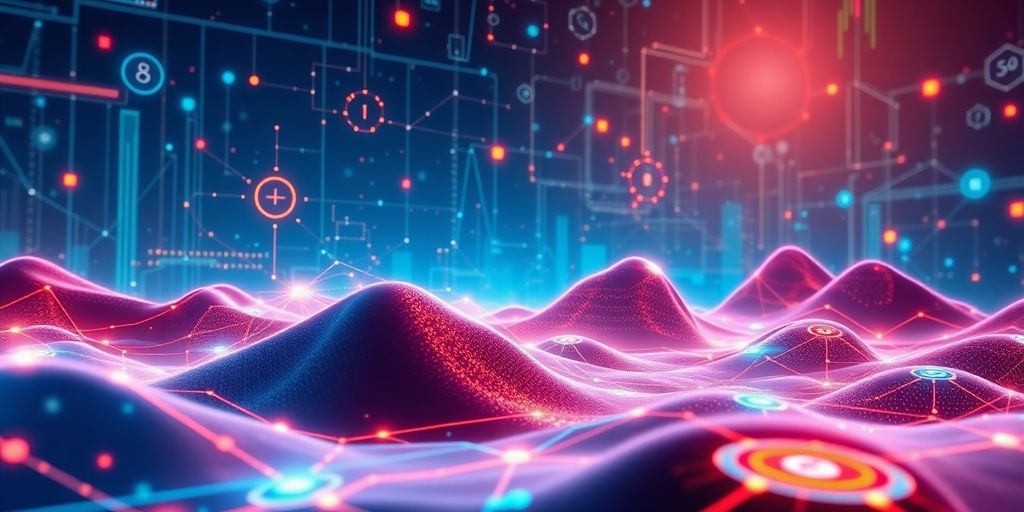 Futuristic technology landscape for SEO research.