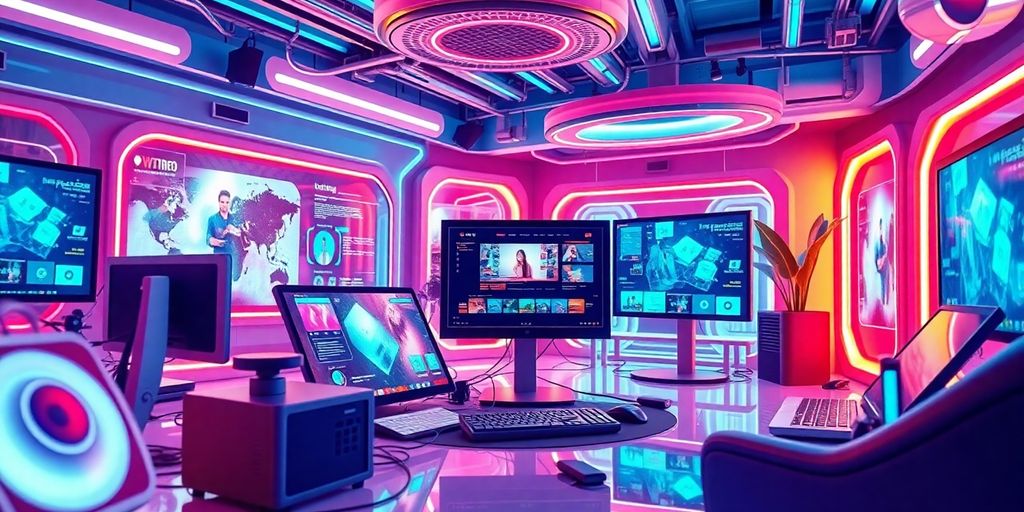 Futuristic technology in e-commerce for video marketing.