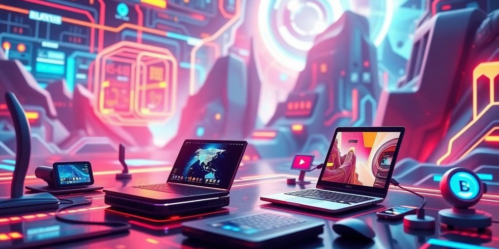 Futuristic technology landscape for YouTube marketing.