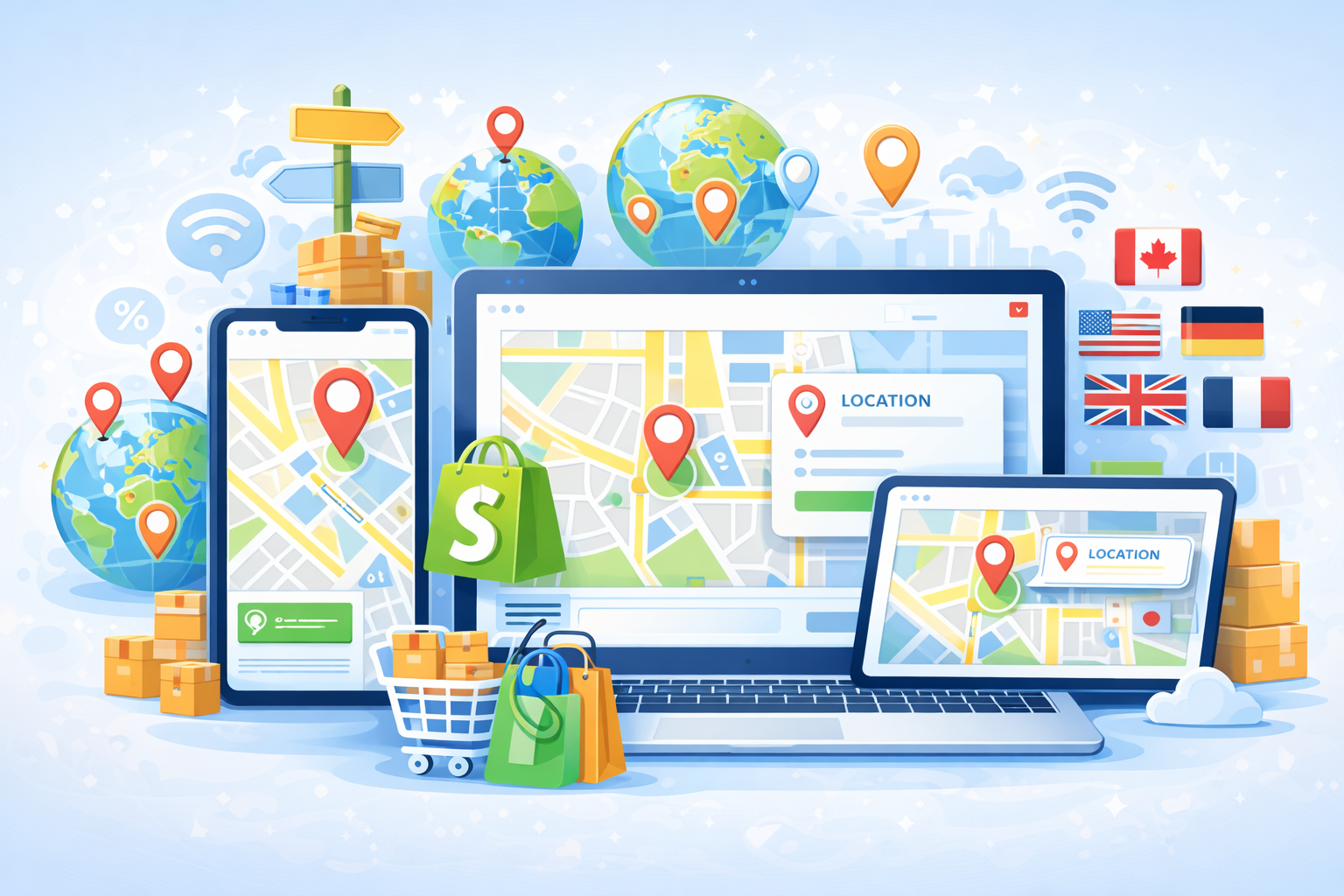Top 7 Geolocation Apps For Shopify